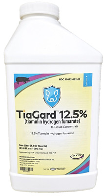 TiaGard 12.5% 1000ml for Swine Dysentery Pigs Tiamulin generic Denagard
