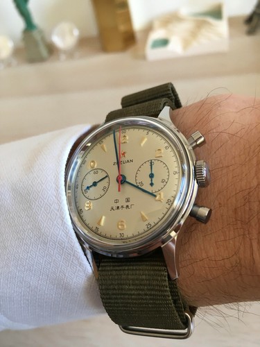 Reloj Piloto Seagull 1963 cronógrafo mecánico de carga manual. 38mm | eBay