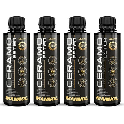 4x 250ml MANNOL Ceramo Première 9829 Antiverschleiß Additif Moteur Usure Schutz - Photo 1/2