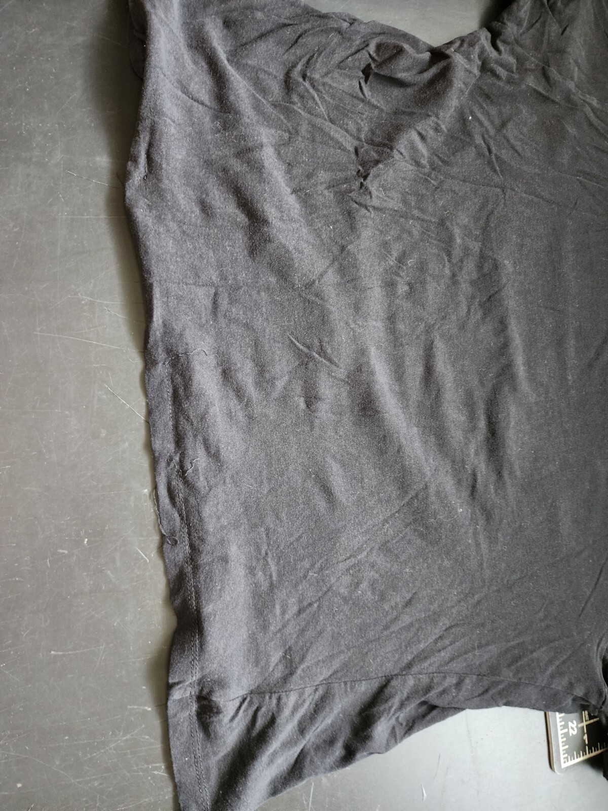 Dirtee Laundry Shirt Womens XL Black Sunflowers Graphic Tee DISTRESSED HOLES