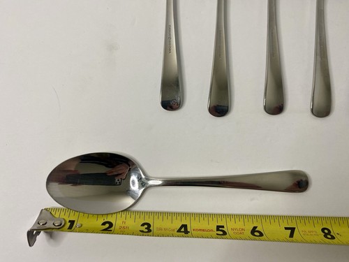 8 Soup Spoons Cuisinart Richfield 18/10 Stainless Steel Flatware China - Picture 6 of 6