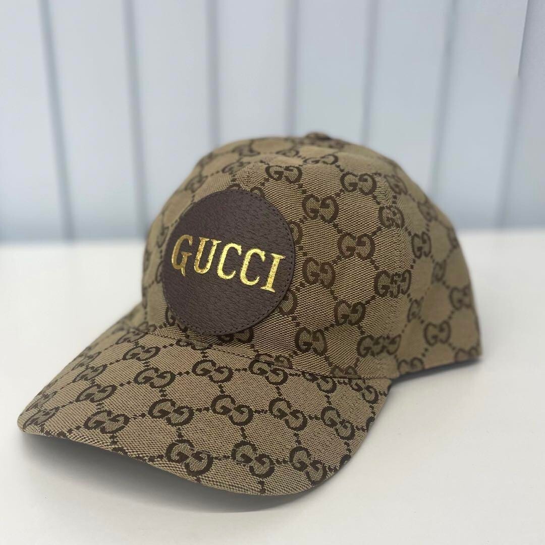 GUCCI GGロゴ キャップ ユニセックス CAP Sサイズ 新品未使用 GUCCI Logo Monogram Cap Hat Men Size S Canvas Genuine USED | eBay