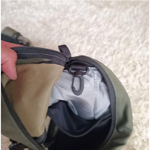 Rare Patagonia Double Haul Fishing Bag Khaki Black [Used EXC