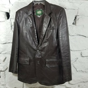 jaqueta de couro anos 70