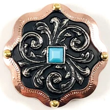 Belle's Copper Finish Concho CON425-J-4