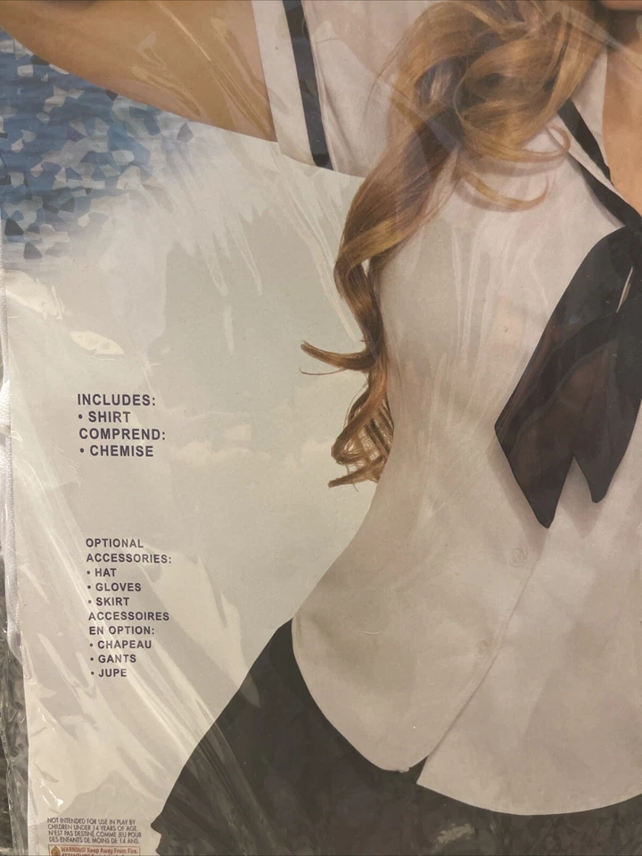 Sexy Sailor Shirt Adult One Size Fits Up To Size 12 - Image 2 of 4