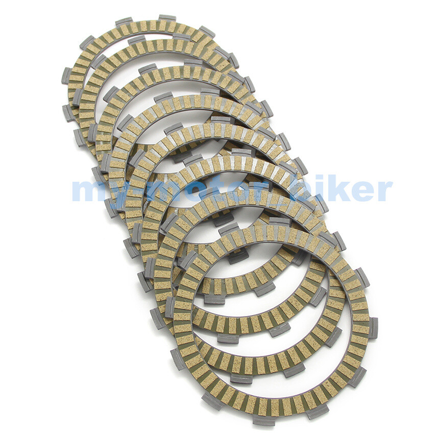 EJUOYO Clutch Disc Plate Kit For QJIANG TNT125/TNT135 Motorcycles – Steel & Paper Plates, Smooth Shifting & Easy Install-1089090