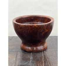 Handmade Walnut Wooden Cup / Shaving Cream Bowl