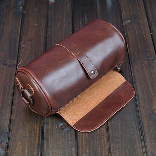 Fashion Retro PU Leather Bag Crazy Horse Men Bags Personalized Small Backpack - Picture 9 of 15
