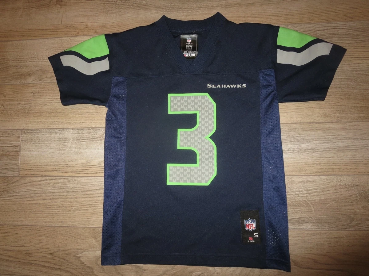Russell wilson jersey youth small sale