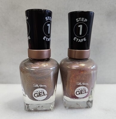 2 Sally Hansen Miracle Gel One Shell Of A Party Nail Polish # 211 
