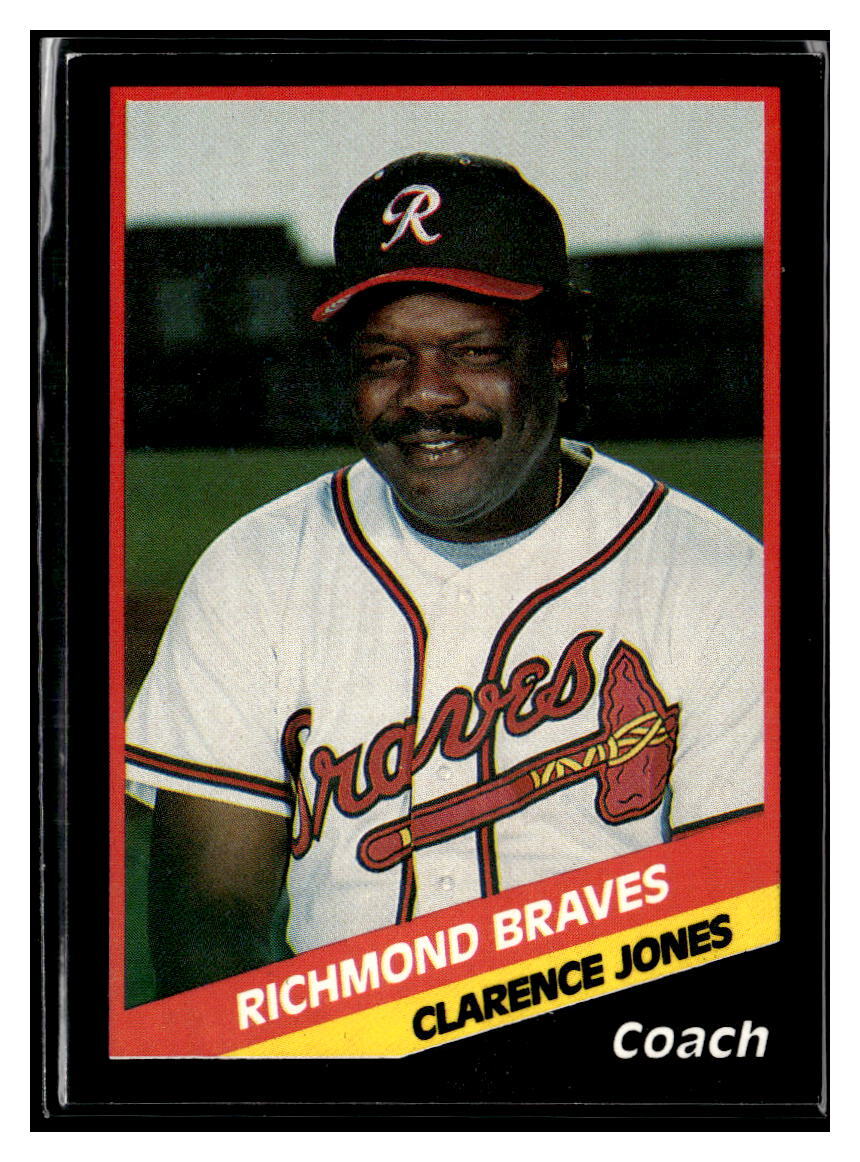 Clarence Jones 1988 CMC Richmond Braves #25 Atlanta Braves Coach