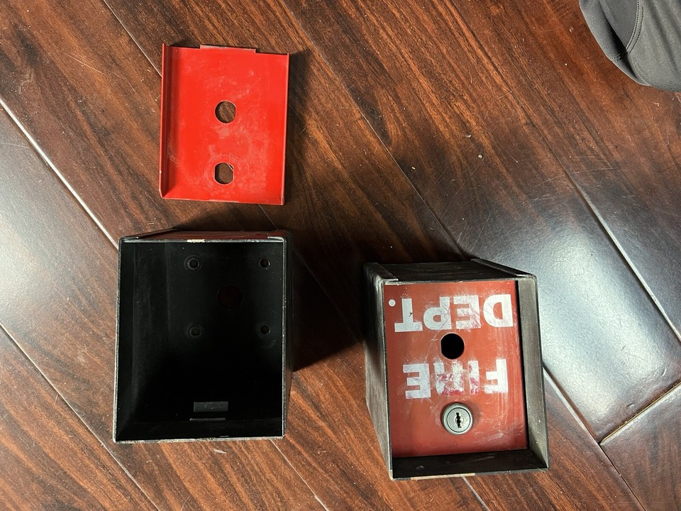 Two Fire Boxes For Gate, Comparable With Knox Lock, Used, As It | eBay
