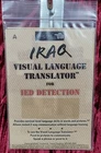 NEW Vintage 2006 US Army Iraq War Era Visual Language Translator IED DETECTION