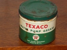 Vintage Texaco Water Pump Grease 1 Pound Can