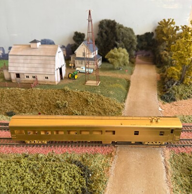HO Coach Yard Brass CYD Chicago & North Western Cafe-Lounge # 7800-7802. IOB.