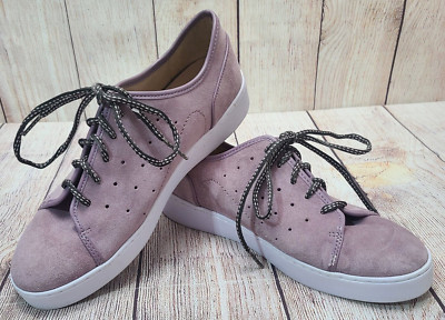 Vionic Keke Suede Lace Up Sneakers Comfort Shoes Women's Size US 8.5 Mauve