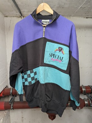 Vintage Adidas ''Take off'' cycling 1/4 Zip Sweater. Size 6 (M-L)