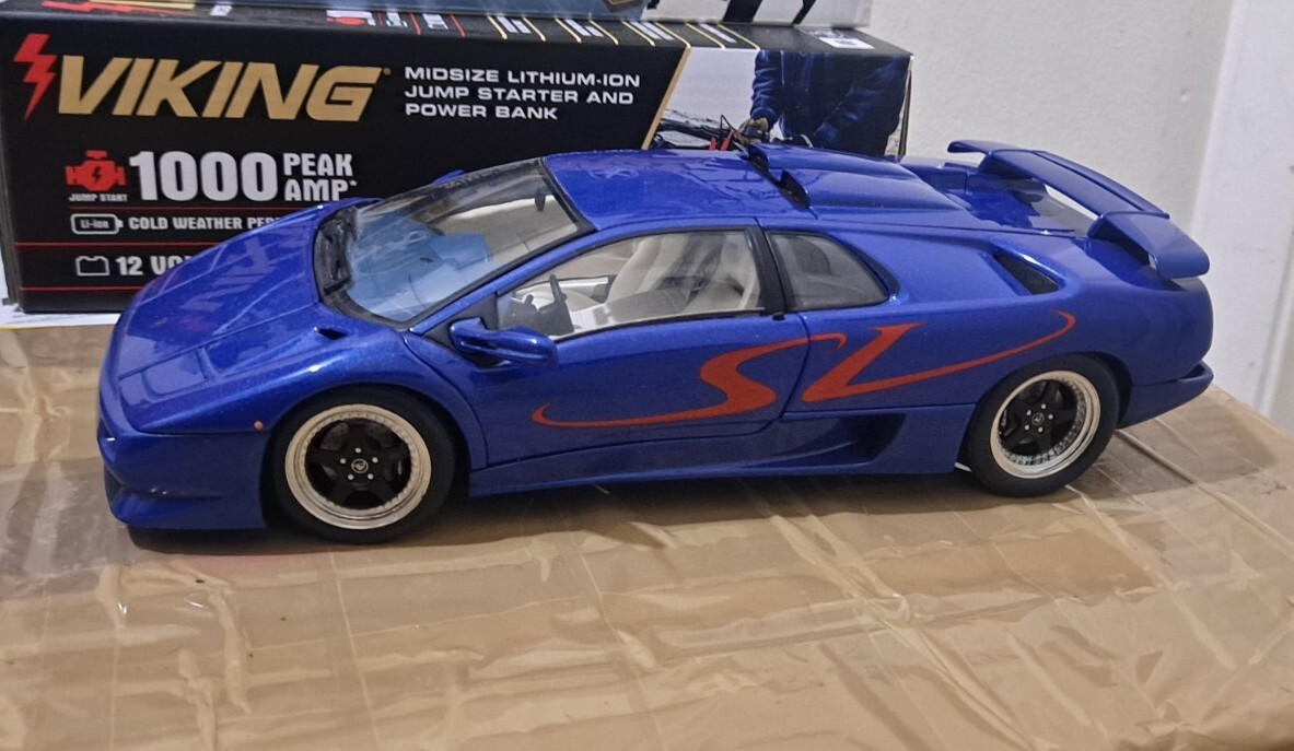 1/18 Autoart lamborghini Diablo SV Blue Very Rare!! | eBay