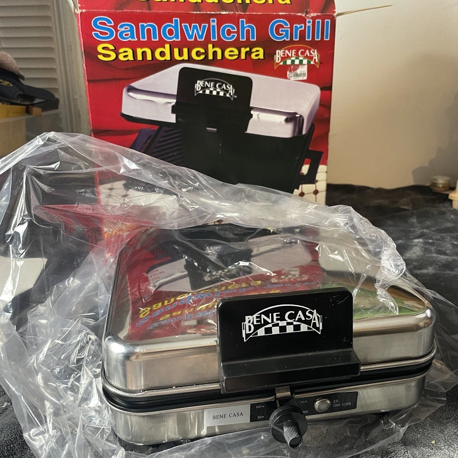 Been Casa Stainless Steel Sandwich Grill