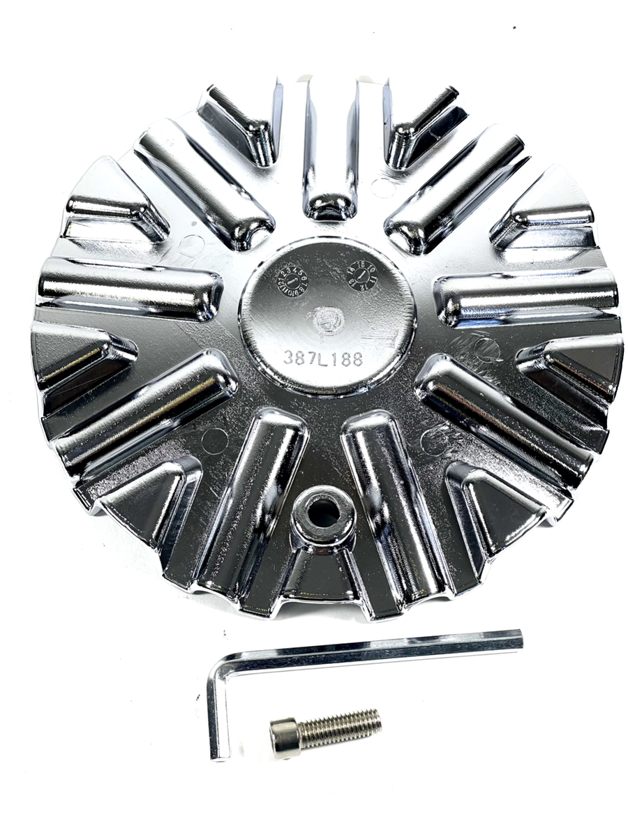 KMC 672 Widow 387L188 Gloss Black Wheel Center Cap for sale online