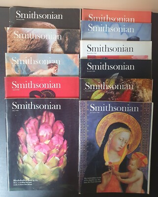Smithsonian Magazines Lot Of 11 (1986)