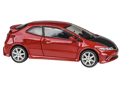 2007 HONDA CIVIC TYPE R FN2 MILANO RED 1/64 DIECAST MODEL BY