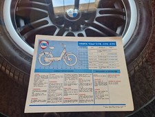 FINA Honda CB 250  Vespa Ciao C7N C7E C7V Fiche technique moto RMT ETAI