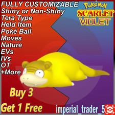 Pok mon Scarlet and Violet   Shiny Galarian Slowpoke   W/ Best 6IV Customizable