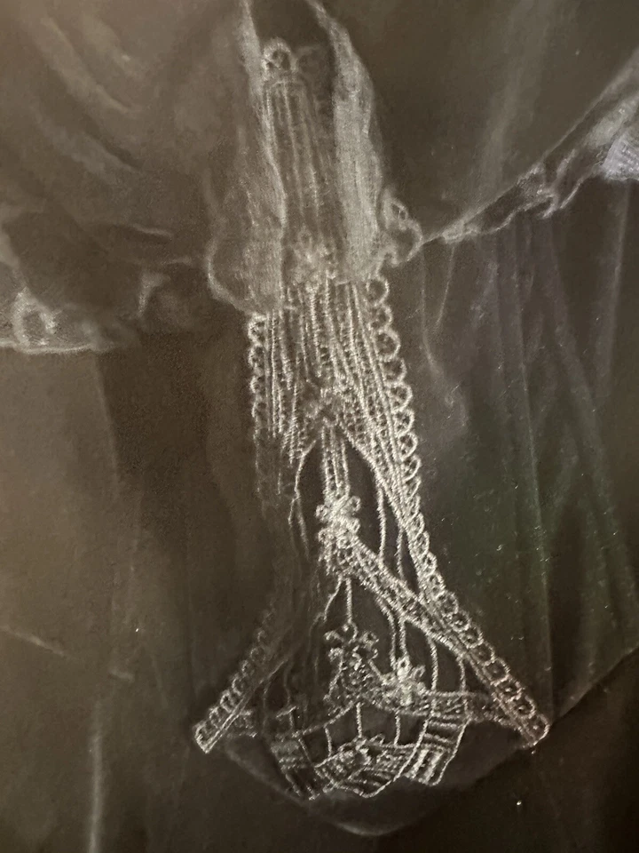 Punk Rave Women’s Victorian Dress Black Long Lace Halloween XS Gothic Whimsygoth - Image 3 of 4