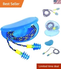 Advanced Dual Material Earplugs - 10-Pair Pack for Ultimate Comfort & Fit