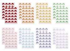 Penta Angel 16 Sheets 8 Colors Photo Corner Stickers Holder 8-colors
