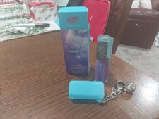 FENTY BEAUTY GLOSS BOMB SMURFS in SMURFETTE EFFECT W/ CASE & KEYCHAIN NEW FR SH