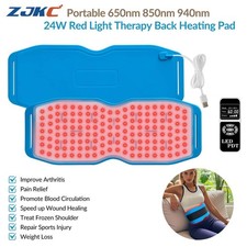 Red Light Therapy Belt 660nm 850nm 940nm Waist Pad Hands-Free for Pain Relief