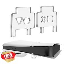 RICIPUSO Horizontal Stand for PS5 Slim Pro Console, Clear Acrylic