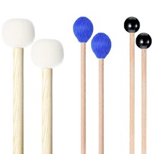 Cindeer 3 Pcs Pairs Drum Mallet 1 Blue Hard Yarn Head Keyboard Marimba Mallet...