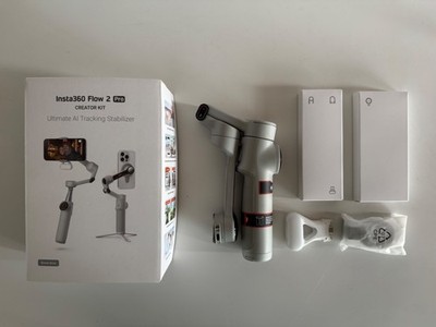 INSTA360 Flow 2 Pro Creator Bundle Gimbal, Hellgrau