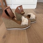See By Chloe Frayed Wedge Sandals size 38/7.5 — photo 1