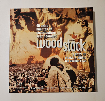 Vintage Woodstock Laser Disc Collection for sale! 3 discs!