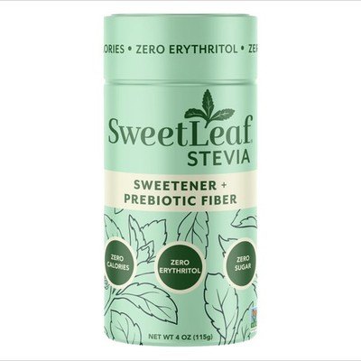 SweetLeaf Stevia Powder Shaker Jar - Zero Calorie Sweetener with Stevia Leaf Ext