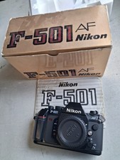 Nikon F501 SLR Film Camera Mint Boxed