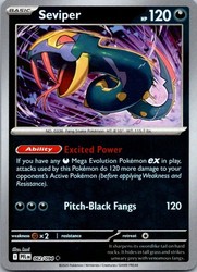 Seviper 062/094 Phantasmal Flames Reverse Holo Uncommon