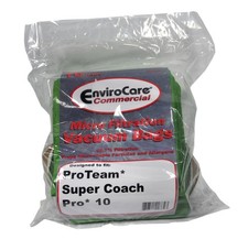 Envirocare Bags Fits ProTeam Super Coach Pro 10 Backpack Vacuums ECC332