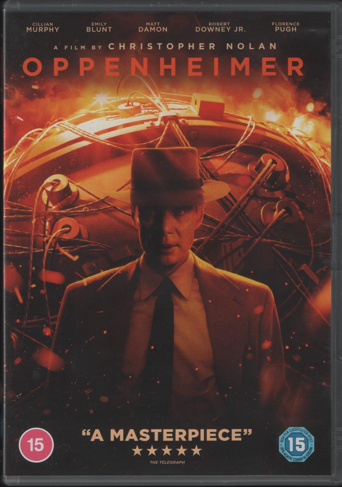 Oppenheimer (DVD 2023) epic biographic war drama film Dir. Christopher Nolan