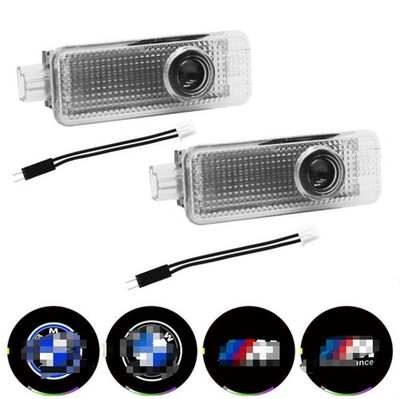 4PCS LED für B-Auto M Performance Laserprojektionslampe Auto dekoratives  Lampen
