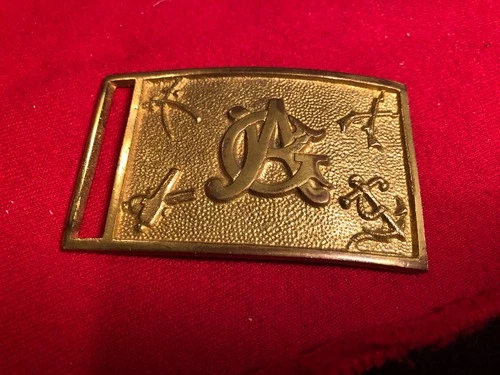 UNCOMMON CIVIL WAR GAR VETERANS' MEMBERSHIP BELT BUCKLE
