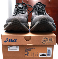 ASICS Superblast 2 Black Grey 1013A160 Runnin...