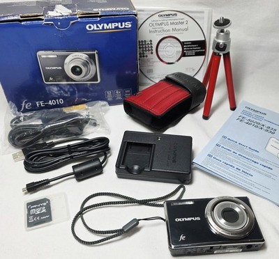 Olympus FE-4010 Digital Compact Camera with Accessories 12 MP 4X