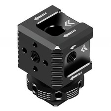 Camera Mounting Bracket with 3 Hot Shoe Extensions for Accessories