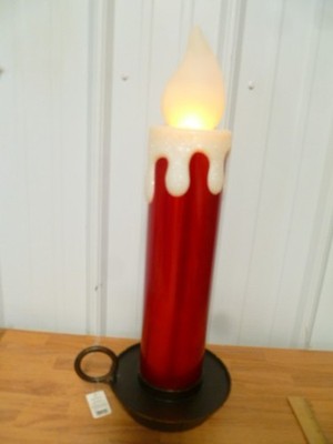 RAZ IMPORTS LG CHRISTMAS Candle Flicker Flame Battery Operated 22.5''T *SEE VIDEO